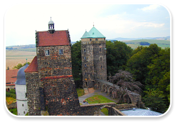 Auf der Burg Stolpen.